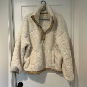 Cozy Cream Sherpa Pullover